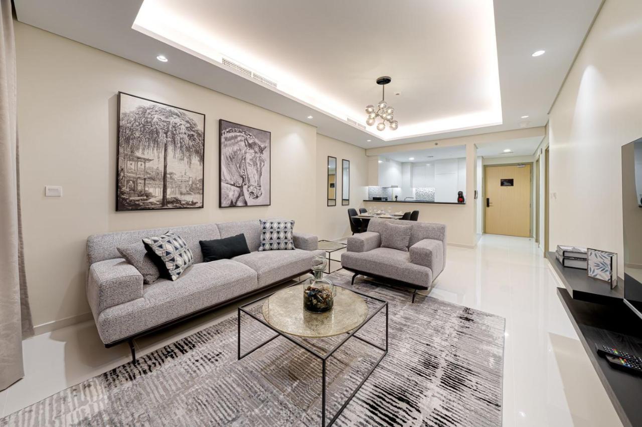 Paramount Midtown Deluxe 1 Bedroom Apartment With Full Burj-Khalifa View Dubai Luaran gambar