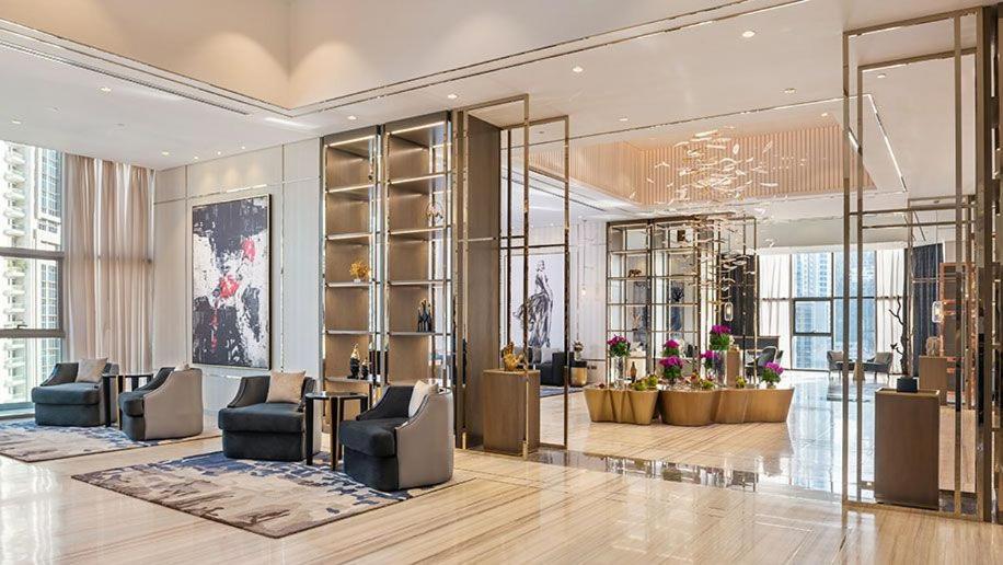 Paramount Midtown Deluxe 1 Bedroom Apartment With Full Burj-Khalifa View Dubai Luaran gambar